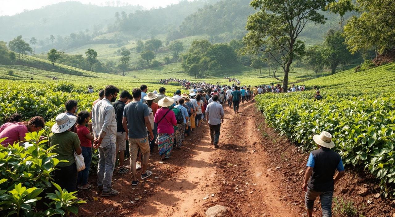 Fuel queues and tea fields: the human side of the 2022 crisis