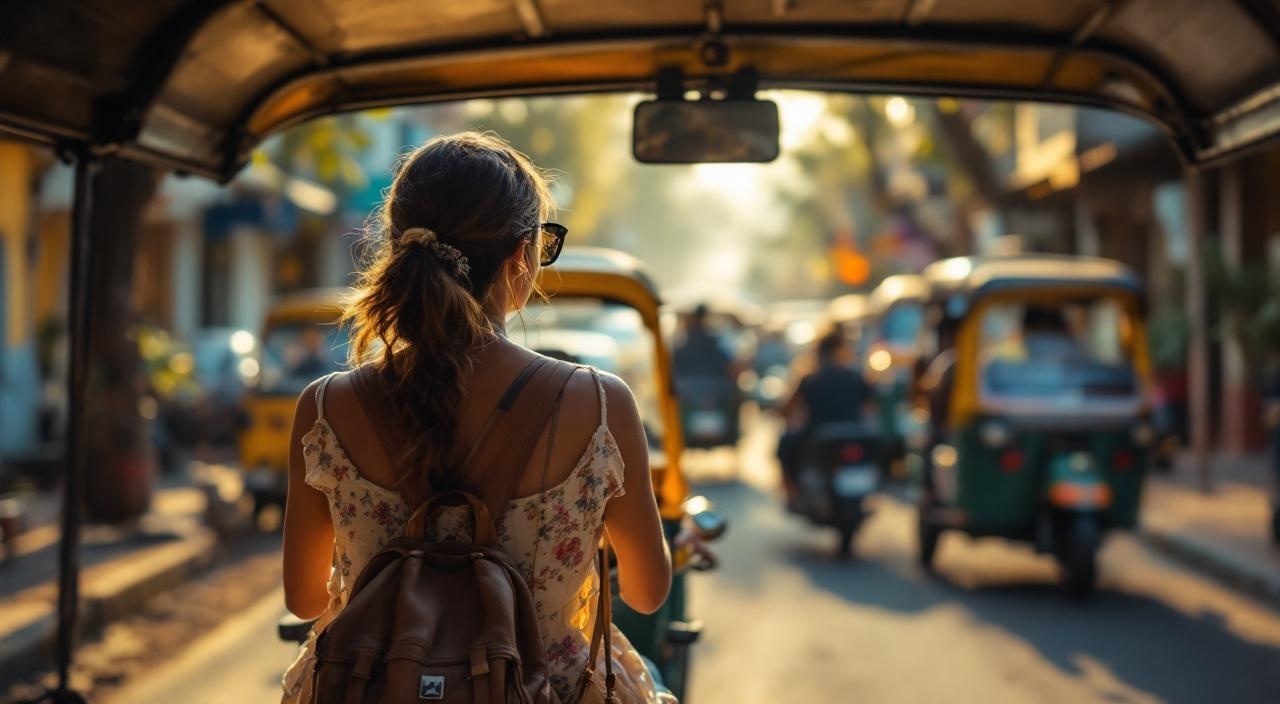 Solo female travelers and tuk-tuks in Sri Lanka